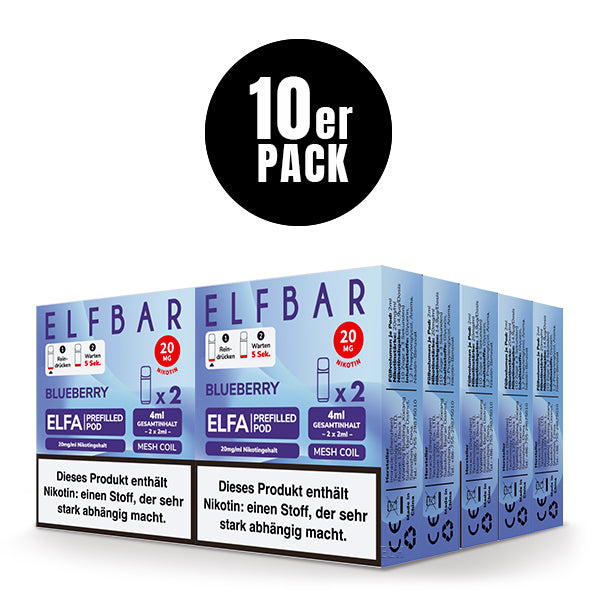 Elfbar ELFA Pod (10er Pack) | Pod-System Ak-Trade-Handel-und-Vertrieb Elfbar ELFA Pod (10er Pack) | Pod-System Ak-Trade-Handel-und-Vertrieb