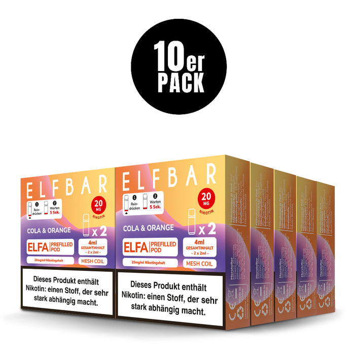 Elfbar ELFA Pod (10er Pack) | Pod-System Ak-Trade-Handel-und-Vertrieb Elfbar ELFA Pod (10er Pack) | Pod-System Ak-Trade-Handel-und-Vertrieb